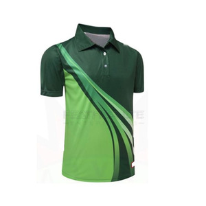 2024 hommes confortable Cricket uniforme ensemble vêtements de sport avec manches courtes grande taille tarif de gros - Product Image 4