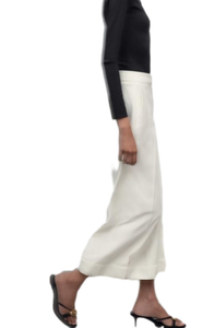 Pantalon formel blanc en coton de qualité supérieure pour femmes professionnel et confortable pour le bureau disponible en vrac - Product Image 6