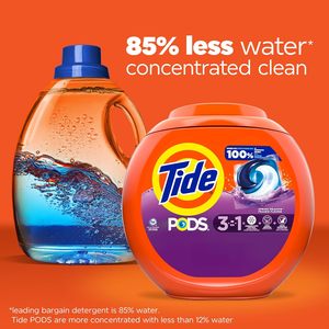 Bulk Tide Détergent PODS 76 Pacs Spring Meadow HE Safe Formule 3-en-1 pour un nettoyage en profondeur et une fraîcheur - Product Image 4