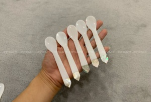 Restaurante de lujo Hotel Cena Madre de perla Cuchara Shell Caviar Cuchara Hecho a mano Vietnam Ayuda a mantener todo el sabor del caviar - Product Image 2