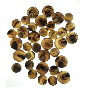 กระดุมเขาควายธรรมชาติสีธรรมชาติสำหรับอุปกรณ์ตกแต่งเสื้อผ้า - Product Image 6