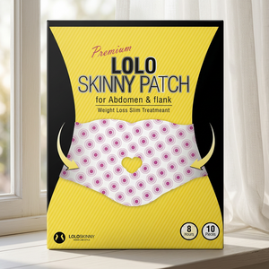 LOLOSKINNY Édition Noire – Patch Minceur Ventre Brûle-Graisse Nuit, Soin Amincissant et Sculptant la Taille, Lot de 10 – Fournisseur OEM pour Femmes - Product Image 1