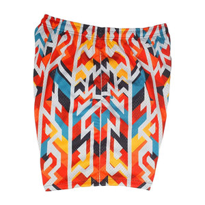 Hot Selling Custom Logo Gym Shorts Comfort Elastic Waistband Sublimated Printed Design Quick Dry Fabric Shorts for Men - Product Image 5