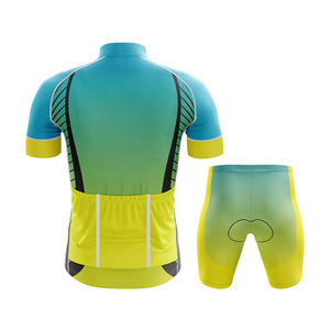 Conception personnalisée de votre propre uniforme de cyclisme respirant à manches courtes en une seule pièce, taille plus, pour unisexe - Product Image 2