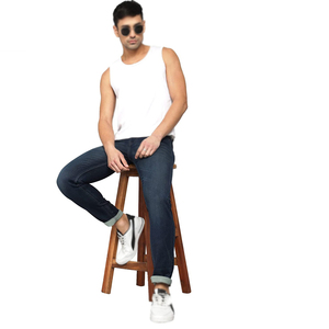 Pantalones Vaqueros de Mezclilla Ligeros de Primera Calidad para Hombre, con Logotipo Personalizado, Transpirables, Corte Recto, Modelo 2026 - Product Image 5