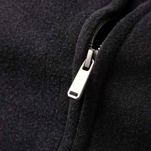 Sudaderas con capucha de algodón de alta calidad para hombre, ropa de invierno con cremallera de colores personalizados con bordado básico, manga larga transpirable - Product Image 6