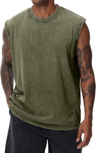 Camiseta sin mangas deportiva retro de verano para hombre, diseño muscular transpirable, holgada, para gimnasio y entrenamiento - Product Image 4
