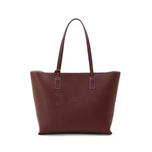 Bolsos de mano de lujo de alta calidad para mujer, cuero genuino de gran capacidad con logotipo personalizado y cierre de cremallera para mujer - Product Image 3