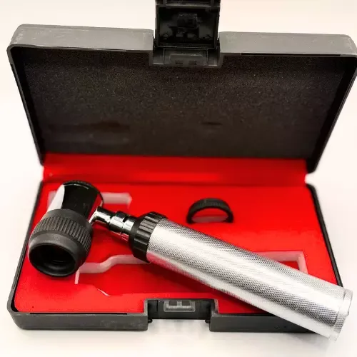 Electric 10X Magnifier Dermatoscope Stainless Steel Handle Skin Analyzer Diagnostic Tool | Dermascope Medical Instrument Set
