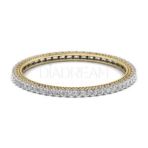 Bracelets en diamant Moissanite en argent sterling 925 exclusivement conçus pour les femmes-pour les cadeaux ou les fêtes - Product Image 4