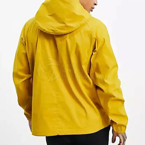 แจ็กเก็ตกันลมซิปครึ่งหน้าสำหรับผู้ชายเสื้อกันลมปรับแต่งแฟชั่น - Product Image 4