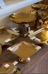 Premium Design Metal <b>Bowl</b> Decorative <b>Salad</b> <b>Bowl</b> Metal <b>Salad</b> <b>Bowl</b> <b>Server</b> Set Eco-Friendly American Style Polished Dinnerware - Product Image 6