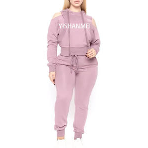 Ensemble de survêtement pour femme, pantalon de survêtement et sweat-shirt à capuche, imprimé délavé à l'acide, écologique, taille XL, hiver, 100% coton, polaire épais, personnalisé, vente chaude - Product Image 4