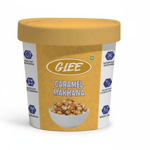 Nueces de Makhana Tostadas con Sabor a Caramelo, Paquete de Papel de 30g, Snack Saludable Sin Gluten Bajo en Grasas y Dulce - Product Image 1