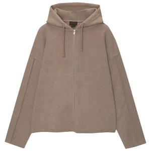 Sudaderas con Capucha Extra Grandes de 450 Gsm, Felpa Francesa, Cierre Completo, Sudaderas de Alta Calidad, Ropa Urbana Personalizada, Sudaderas con Capucha para Hombre - Product Image 3