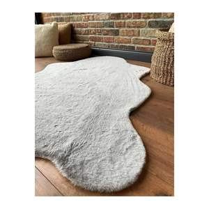 Tapis de cuisine en peluche à poils souples asymétriques de la série Puff - Product Image 1