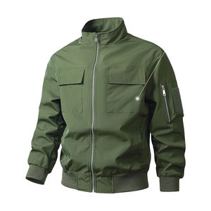 Mens Autumn Warm Windbreaker Jackets Outdoor Fashion Casual <b>Coat</b> Stand Slim Jacket Winter Men Bomber Jacket <b>Coat</b> - Product Image 4