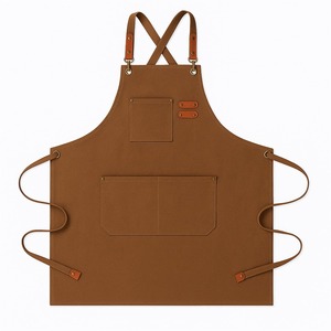 Factory Wholesale <b>Apron</b> Thickened Polyester Cotton Canvas <b>Apron</b> New Household <b>Kitchen</b> <b>Aprons</b> - Product Image 6