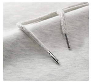 High Quality 500 GSM Cotton Thick Heavyweight Oversized Hoodies No <b>String</b> Unisex Custom Logo Plus Size Hoodies - Product Image 5