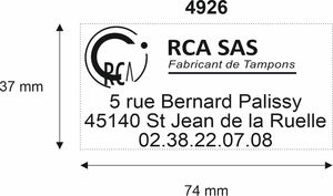 แสตมป์สลักลายนูนที่มีสีต่างๆสำหรับใช้ในสำนักงานทำจากพลาสติกขนาด75X38มม. 4926ที่มีคุณภาพสูง - Product Image 5