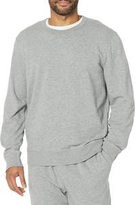 เสื้อสเวตเตอร์ผ้าฝ้ายโอเวอร์ไซส์สำหรับผู้ชายเสื้อสวมหัวคอกลมเสื้อสวมหัวแนวสตรีทเสื้อมีไหล่ปล่อยโลโก้ออกแบบได้ตามต้องการ - Product Image 3