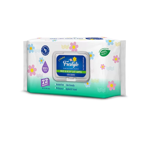 Freshylo Moisturizing Face and Body <b>Wipes</b> 72 Pcs Soft Gentle Hypoallergenic Ideal for Everyday Use - Product Image 5