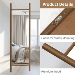 Espejo de suelo y pared hecho a mano de calidad de exportación para decoración de oficina y Hogar disponible en tamaños personalizados - Product Image 5