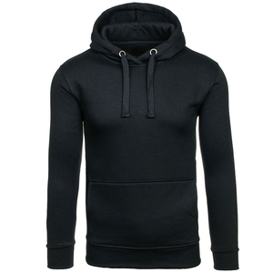 Conception OEM personnalisée Pulls à capuche pour hommes Séchage rapide Respirant à manches longues Street Wear Couleur unie pour l'hiver - Product Image 2