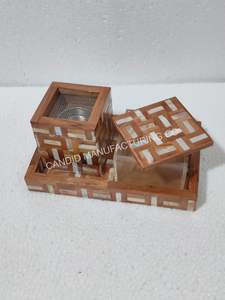 Quemador de incienso para uso en el hogar, quemador de incienso de madera de Mubkhar con perla Madre, ideal para regalos Eid, 2023, Oman, Ghana, Uae, Catar, novedad - Product Image 5