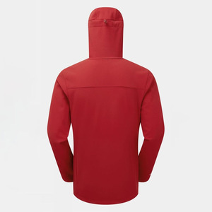 Custom Logo Outdoor Winter Windbreaker Softshell <b>Men</b> Staff Uniform Windproof Softshell <b>Jacket</b> Full Zip With Hood - Product Image 2