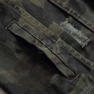 Chaqueta vaquera ajustada de fabricación profesional para hombre, ropa informal para uso en exteriores, chaqueta vaquera para hombre con personalización - Product Image 6