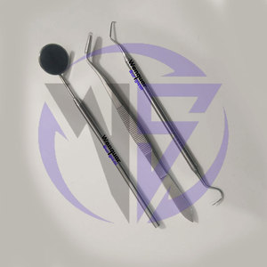 Prix de gros, grattoir à tartre en acier inoxydable, éliminateur de plaque dentaire, cure-dent et miroir buccal, pince chirurgicale fabriquée par Wenquar - Product Image 4
