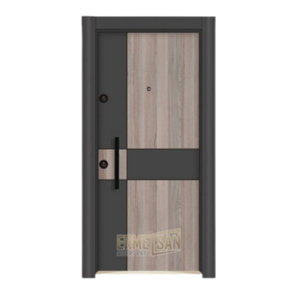 Puerta de Acero Resistente y Duradera con Apertura Manual, Diseño Posmoderno, Impermeable, para Uso en Exteriores de Apartamentos y Hoteles - Product Image 2