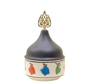 Gama Premium de olla Khajoor dorada de venta mundial y decoración de cuenco de fecha en la mesa Olla de crema de metal en grabado terminado - Product Image 4