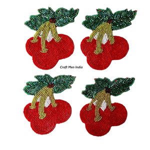 Posavasos Creativos Hechos a Mano con Cuentas de Estilo Bohemio, Aislantes, Redondos, de Vidrio, Reutilizables, de 11 cm, para Escritorio, Tazas - Product Image 5