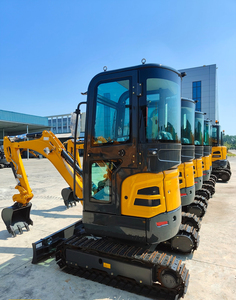 2 tấn bager excavadora Hyundai scavatore Mini Crawler Digger <span class=keywords><strong>Kubota</strong></span> động cơ biến chuyển piston bơm - Product Image 5