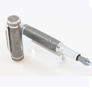 ปากกาเหล็กดามัสกัสหมึกพิมพ์ลูกบอลปากกาเหล็กพิมพ์ลายของขวัญเพื่อการโฆษณาจำนวนมาก - Product Image 3