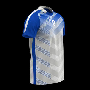 Maillot de football américain en polyester personnalisé en gros à manches courtes respirant UPF 50 de haute qualité - Product Image 3