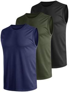 Débardeurs pour hommes à la mode, vente en gros, logo personnalisé, design respirant, streetwear, broderie 3D - Product Image 4