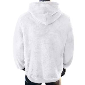 Sudadera con Capucha Térmica Extra Grande, 100% Algodón, Forro Polar Grueso de Sherpa, Cálida para Invierno, Deportiva, para Entrenamiento - Product Image 2