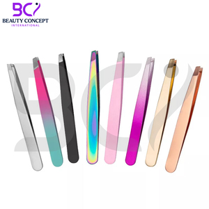 Pinzas de Acero Inoxidable para Cejas, Herramienta de Punta Inclinada de Precisión para Depilación y Aseo Preciso para Mujeres y Hombres - Product Image 4