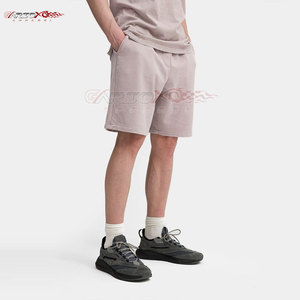 Stylish Men Acid Wash <b>Lounge</b> <b>Shorts</b> With Adjustable Drawstring Waist Men Urban Style Acid Wash <b>Shorts</b> - Product Image 5