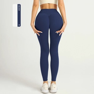 Leggings Deportivos para Mujer, Elásticos, de Cintura Alta, Cortos, Transpirables, para Ciclismo, Entrenamientos de Primavera, Trotar Informal - Product Image 4