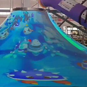 モーション感知スライド投影効果を備えたハイテク火山登りスライドアトラクション（屋内キッズアクティビティゾーン向け） - Product Image 6