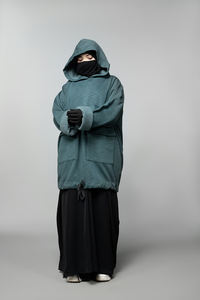 Muslim Women Fleece Abaya Winter <b>Modest</b> Clothing Elegant Long Sleeve <b>Dress</b> Made With Premium Warm Fabric Wholesale Prices - Product Image 4