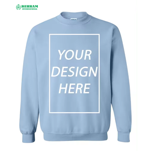 Sudadera con Capucha de Poliéster/Algodón de Colores Sólidos al por Mayor de Fábrica, Sudadera Térmica de Manga Larga con Cuello Redondo para Hombre, Talla Grande - Product Image 6