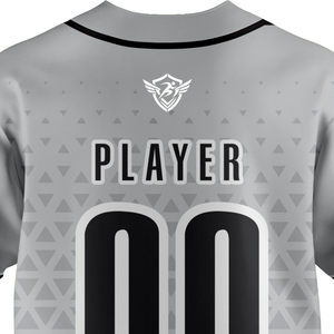 เสื้อเบสบอลชายแบบกำหนดเอง ชุดทีมแขนสั้น พิมพ์ลายโลโก้ด้านหน้าด้วยเทคนิค Sublimation ระบายอากาศได้ดี แห้งเร็ว ผลิตจากโพลีเอสเตอร์ 100% สไตล์สปอร์ต - Product Image 6