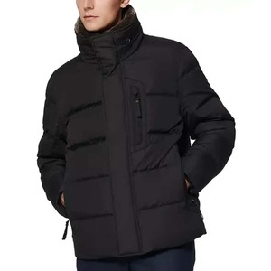 Chaqueta Cortavientos Acolchada con Capucha y Cuello Alto, Personalizada por el Fabricante, de Alta Calidad, con Características de Secado Rápido y Transpirable - Product Image 1