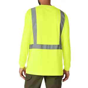 Camisa Reflectante de Alta Visibilidad Personalizada Estilo 2026, Camisa de Seguridad Reflectante Personalizada de Manga Larga para Exteriores para Hombre - Product Image 2