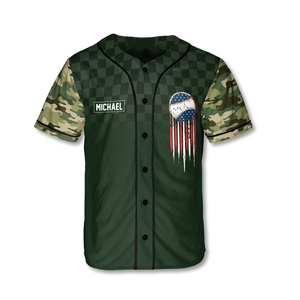 Maillot de baseball personnalisé en tissu doux, technologie d'évacuation de l'humidité, coutures solides et sublimation couleur intégrale - Product Image 2